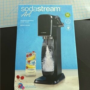 SodaStream Art Black Sparkling Water Maker New